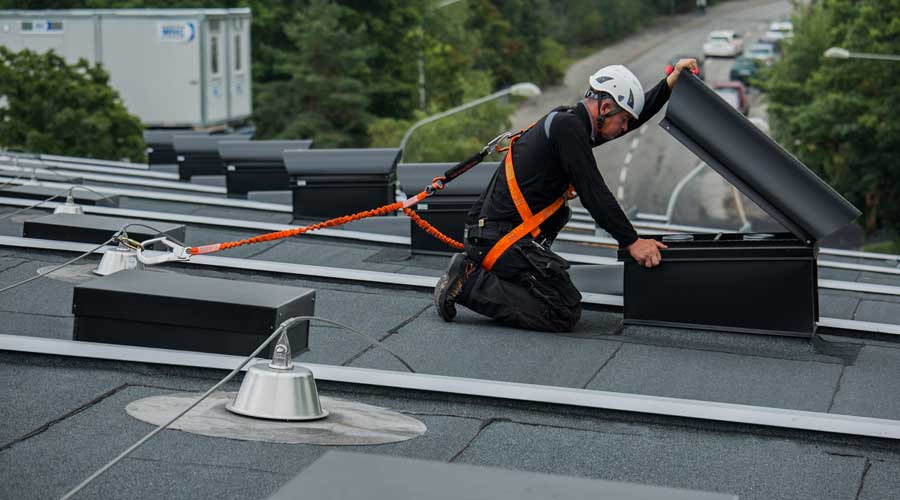 horizontal lifeline Permanent Lifeline life line