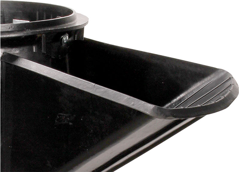 rubber chute side entry