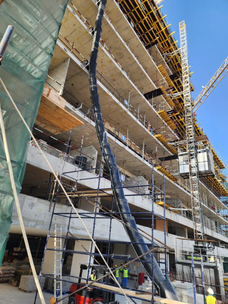 Haemmerlin Rubbish Chute Systems in project