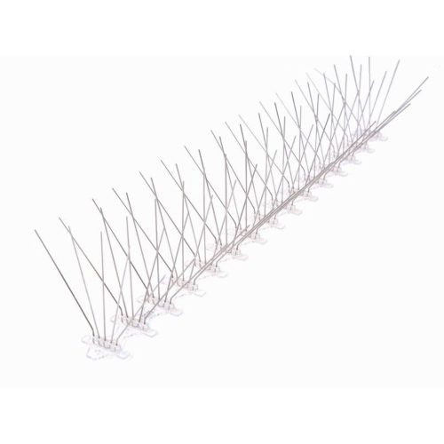 SS Bird spikes on Polycarbonate base_